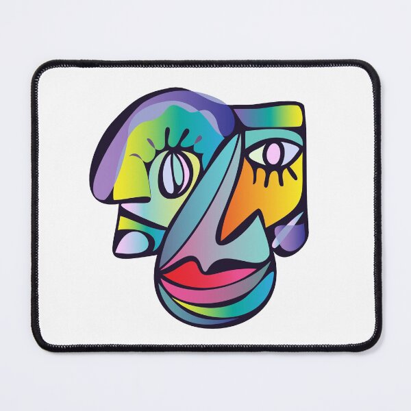 Item preview, Funky Cubism Face designed and sold by liewy.