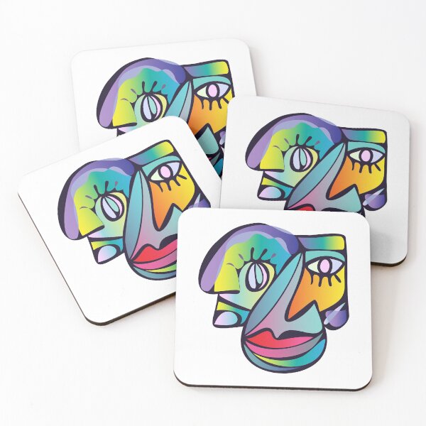 Item preview, Funky Cubism Face designed and sold by liewy.