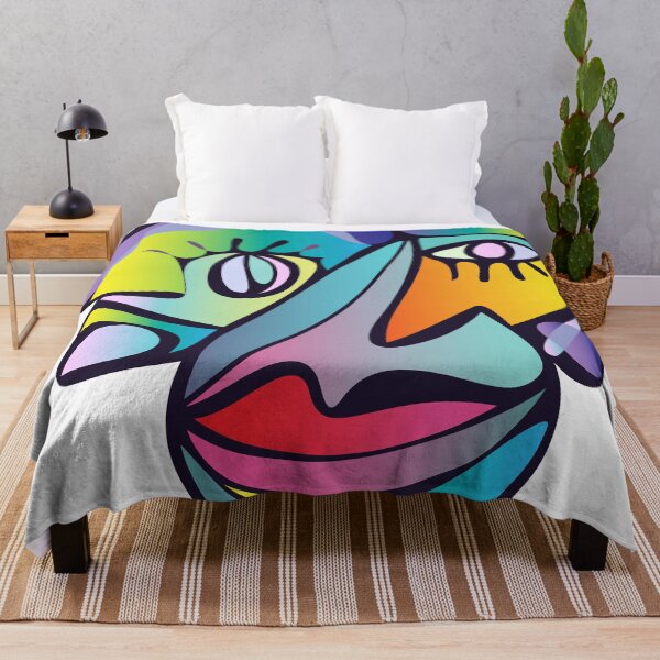 Item preview, Funky Cubism Face designed and sold by liewy.