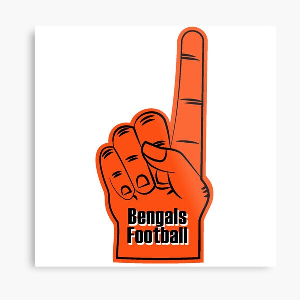 Foam Finger Metal Prints for Sale