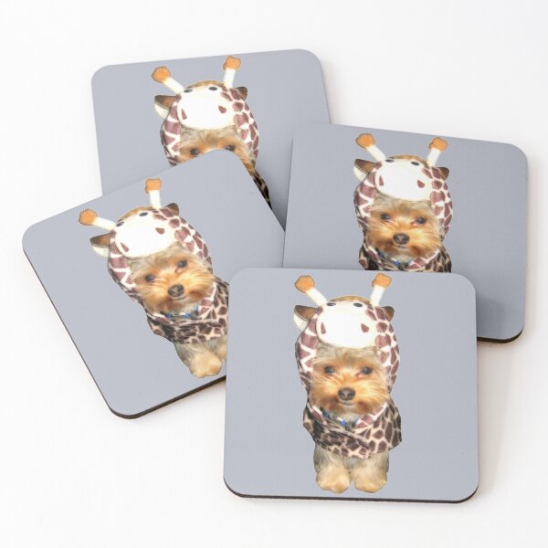 Item preview, Cute Yorkie in Giraffe Costume - Adorable Yorkshire Terrier Dog designed and sold by Yorkie  Love.