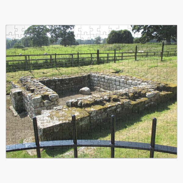 M.I. #128 |☼| Railing Perspective - Shot 1 (Hadrian's Wall) Jigsaw Puzzle