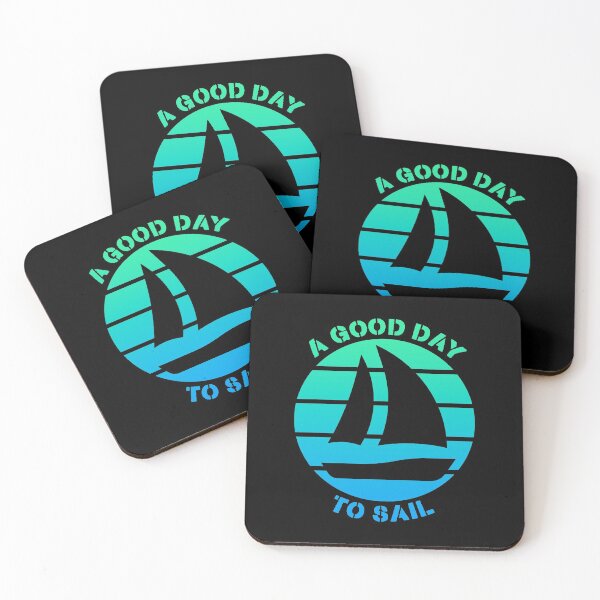 Item preview, A good day to sail, blue designed and sold by NiceSign.