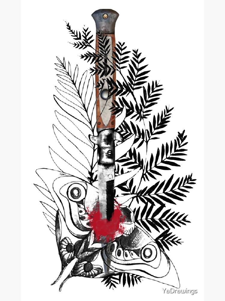 The Last Of Us 2 Ellie Arm Tattoo Switchblade Poster (24x36) inches