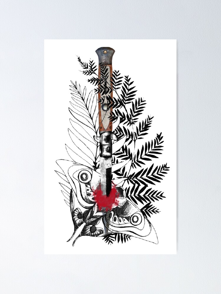 The Last Of Us 2 Ellie Arm Tattoo Switchblade Poster (24x36) inches