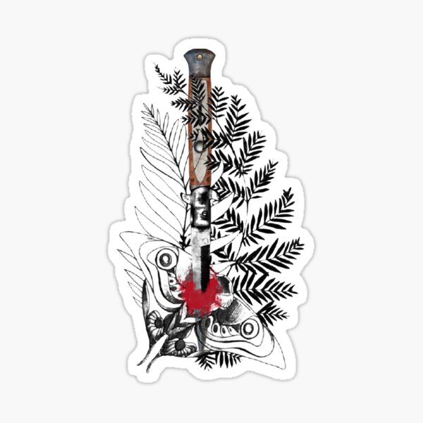 Ellie Williams TLOU2 Inspired Moth/fern Tattoo Sticker -  Denmark