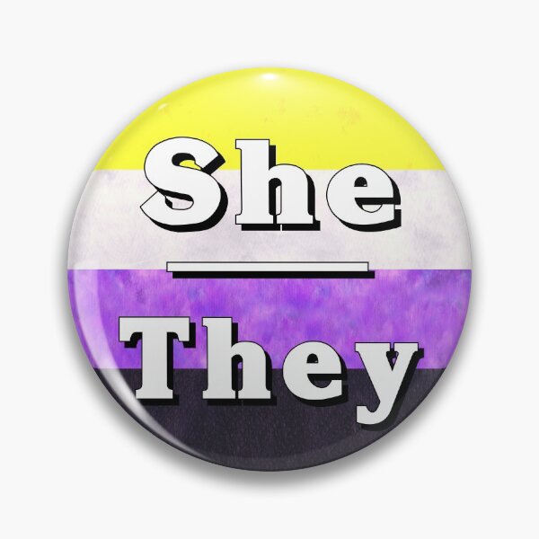 Item preview, She-They Pronouns: Non-Binary designed and sold by TigerTorreArt.