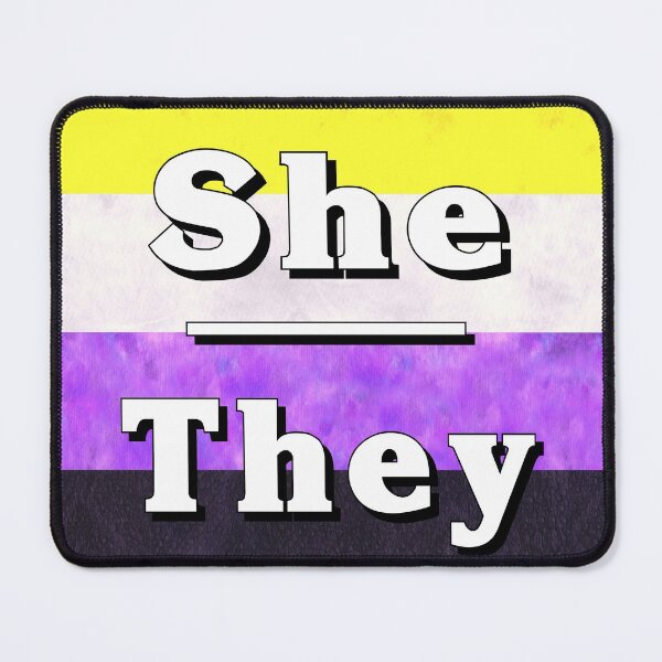 Item preview, She-They Pronouns: Non-Binary designed and sold by TigerTorreArt.