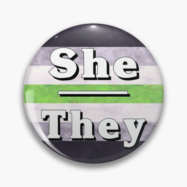 Item preview, She-They Pronouns: Agender designed and sold by TigerTorreArt.