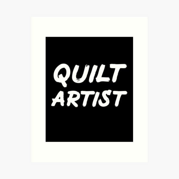 Aperçu de l'œuvre Artistes de courtepointe pour les quilteuses et les fans de courtepointe créée et vendue par Mochi-Merch.