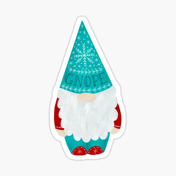 Winter Gnope Gnome Sticker