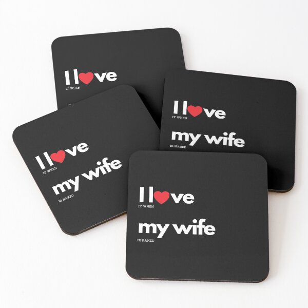 Item preview, I love my wife, funny marriage  text designed and sold by NiceSign.