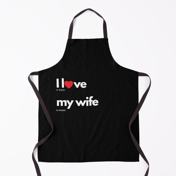 Item preview, I love my wife, funny marriage text designed and sold by NiceSign.
