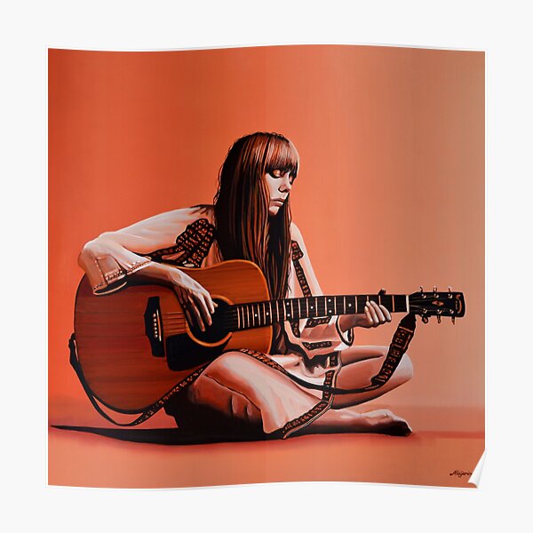 Joni Mitchell Painting Poster
