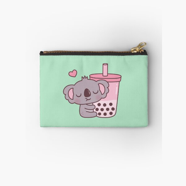Item preview, Cute Koala Loves Strawberry Bubble Tea designed and sold by rustydoodle.