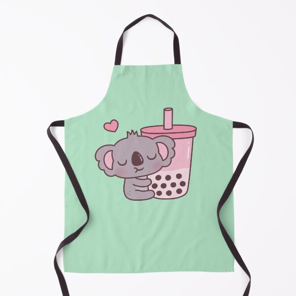 Item preview, Cute Koala Loves Strawberry Bubble Tea designed and sold by rustydoodle.