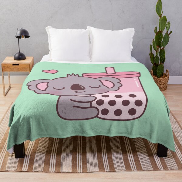 Item preview, Cute Koala Loves Strawberry Bubble Tea designed and sold by rustydoodle.
