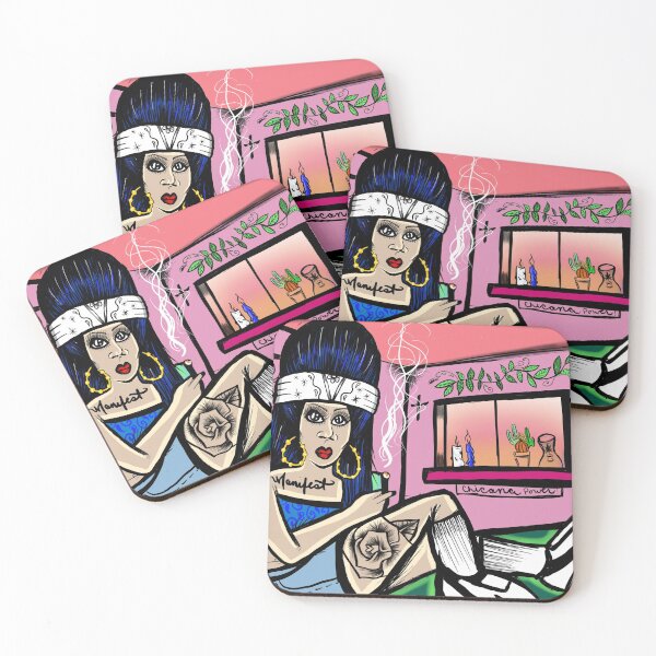 Item preview, Cosmica kicking back designed and sold by Madeline Alvizo Ramirez Studios .