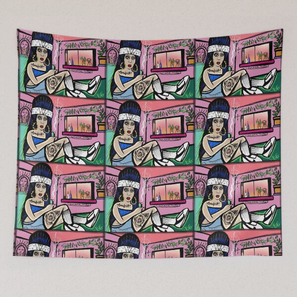 Item preview, Cosmica kicking back designed and sold by Madeline Alvizo Ramirez Studios .