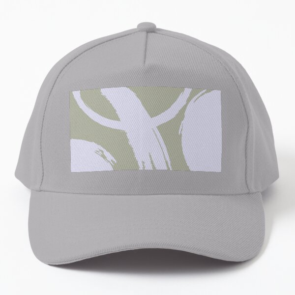 October Mist and Lavender Mist Brush Strokes Baseball Cap