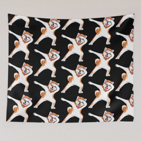 Item preview, Akita Dancing Dog Dabbing  designed and sold by Meliafroggy.