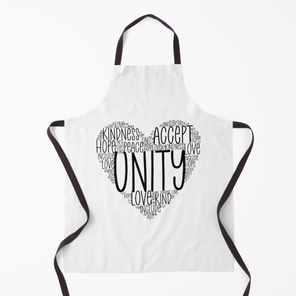 Item preview, Heart Shaped Words of Unity tshirt designed and sold by Gordag22222.