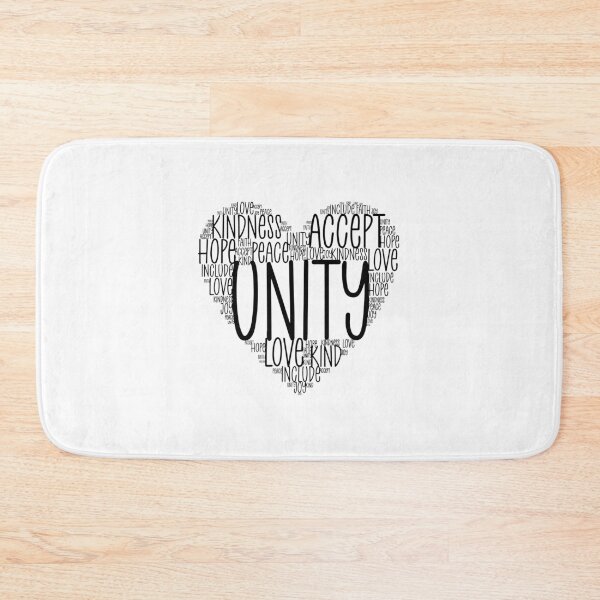 Item preview, Heart Shaped Words of Unity tshirt designed and sold by Gordag22222.