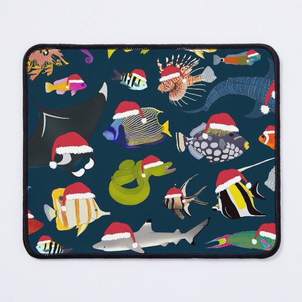 Item preview, Christmas Reef Fishes (Dark) designed and sold by WestCoastWoods.