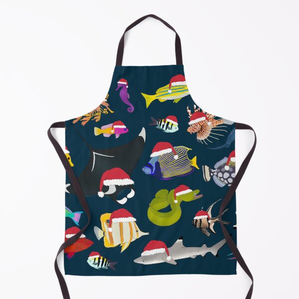 Item preview, Christmas Reef Fishes (Dark) designed and sold by WestCoastWoods.