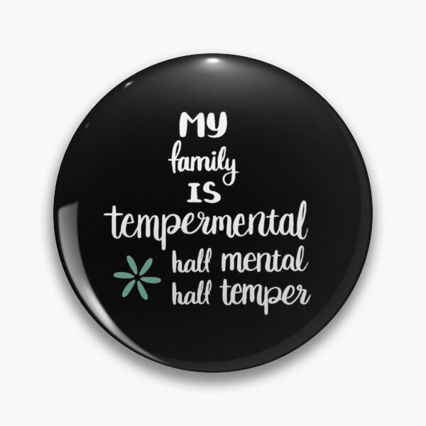 Item preview, Mi familia es temperamental mitad temperamento mitad menta designed and sold by pnkpopcorn.