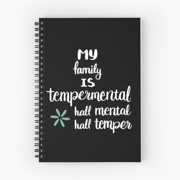 Item preview, My family is temperamental half temper half menta designed and sold by pnkpopcorn.
