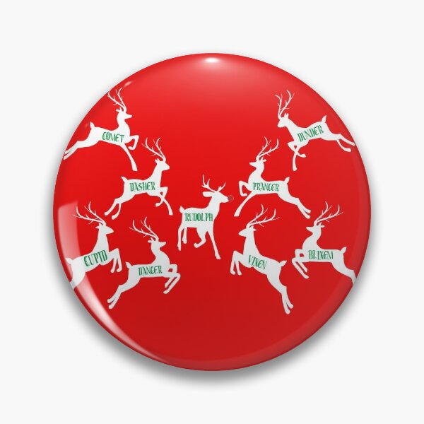 Item preview, Santa Reindeers Oh What Fun It Is to Ride Vintage designed and sold by Capiral Bucketlist.