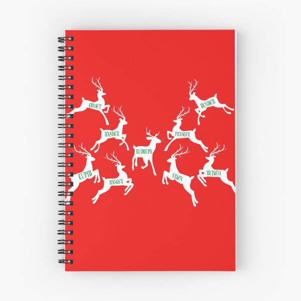 Item preview, Santa Reindeers Oh What Fun It Is to Ride Vintage designed and sold by Capiral Bucketlist.