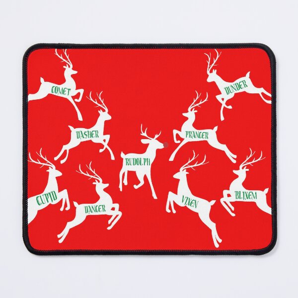 Item preview, Santa Reindeers Oh What Fun It Is to Ride Vintage designed and sold by Capiral Bucketlist.