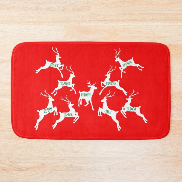Item preview, Santa Reindeers Oh What Fun It Is to Ride Vintage designed and sold by Capiral Bucketlist.