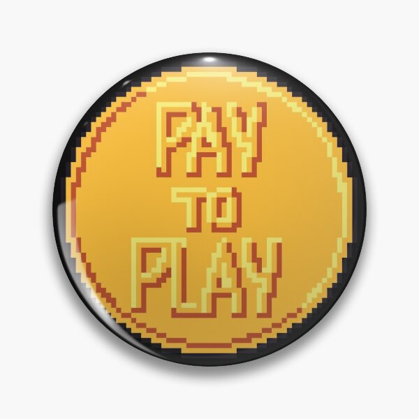 Item preview, Pay to Play Pixel Coin Pattern designed and sold by ElijahBaby.