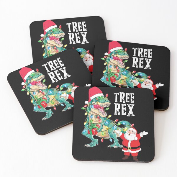 Item preview, Christmas Dinosaur Tree Rex Santa Men Boys Xmas Lights designed and sold by R&BApparel.