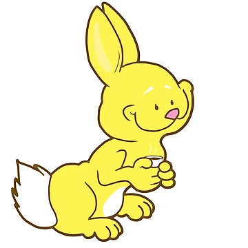 Artwork thumbnail, Happy Rabbit by RealBooBear