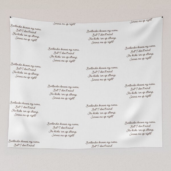 Item preview, Heartache medication lyrics  designed and sold by Phelps2020.