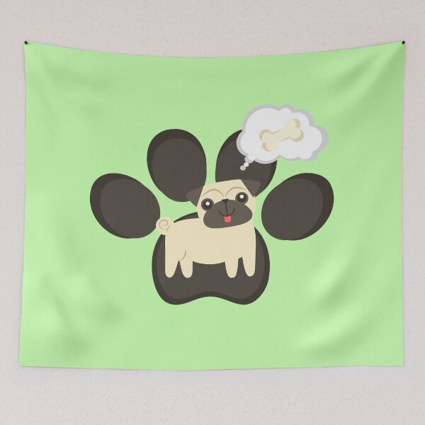 Item preview, Pug Bone designed and sold by SimpleLee.