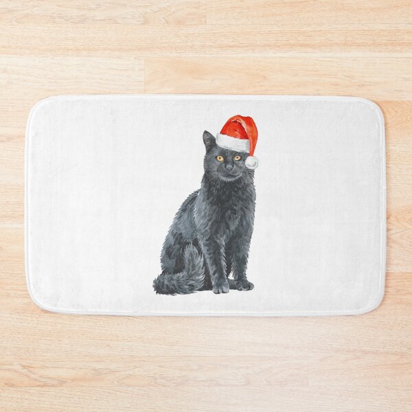Item preview, Gray Santa Cat designed and sold by magicbyrc.