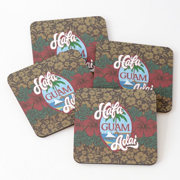 Item preview, Guam Flower Hafa Adai designed and sold by TheLocalFabric.