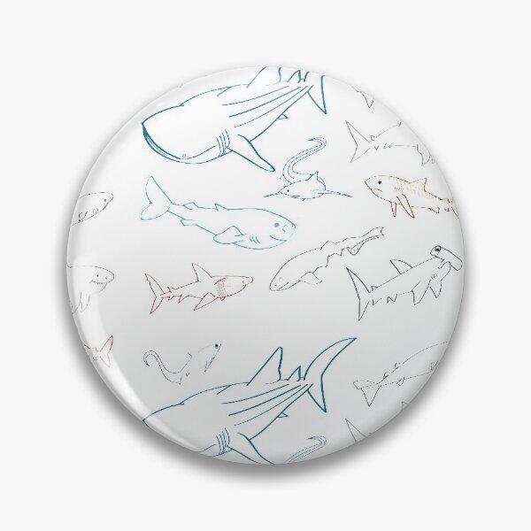 Item preview, Big Shark Pattern designed and sold by Julian Lepke.
