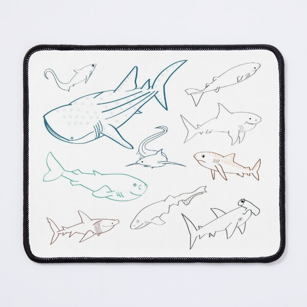 Item preview, Big Shark Pattern designed and sold by Julian Lepke.