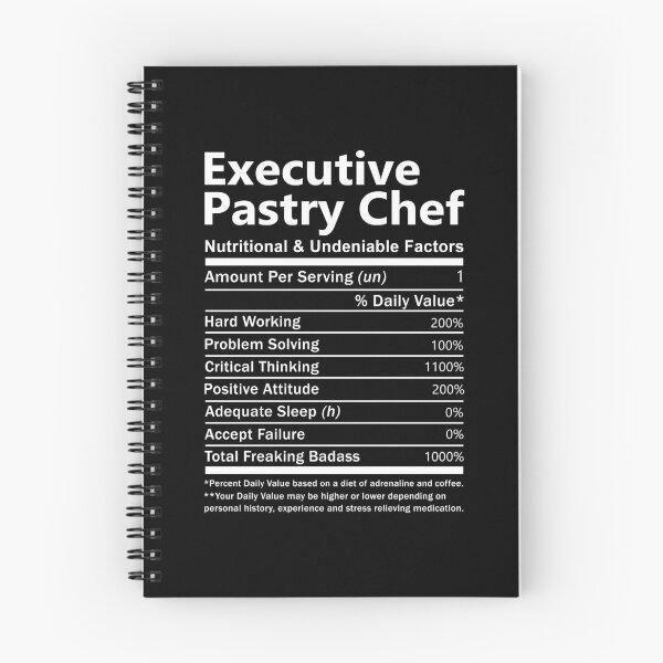 Item preview, Executive Pastry Chef T Shirt - Nutritional and Undeniable Factors Gift Item Tee designed and sold by oslandefren.