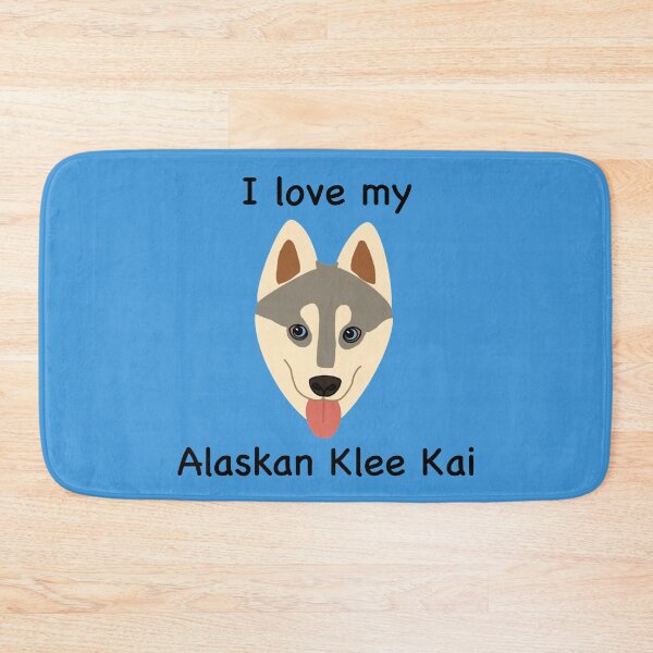 Item preview, I Love My Alaskan Klee Kai (grey with blue eyes) designed and sold by Tiki-Kreations.