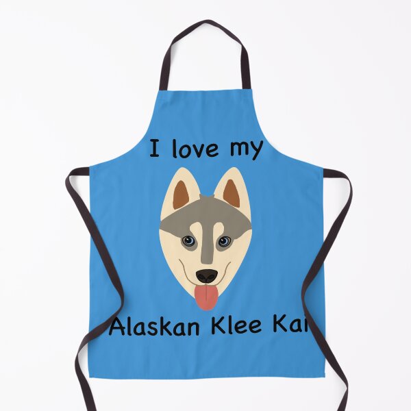 Item preview, I Love My Alaskan Klee Kai (grey with blue eyes) designed and sold by Tiki-Kreations.