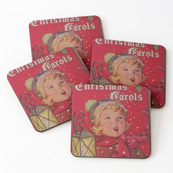 Aperçu de l'œuvre Chants, couverture , Noël, chants de Noël, vacances, victorien, années 30, années 20, traditionnel, hiver, décembre créée et vendue par Vintaged.