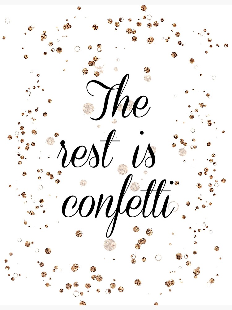 "Haunting of Hill House The Rest Is Confetti" Poster by AutumnFirstBabe Redbubble