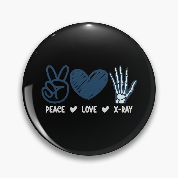 Artikelvorschau, Peace Love X-Ray Radiology Tech Rad RTR entworfen und verkauft von Urlan.